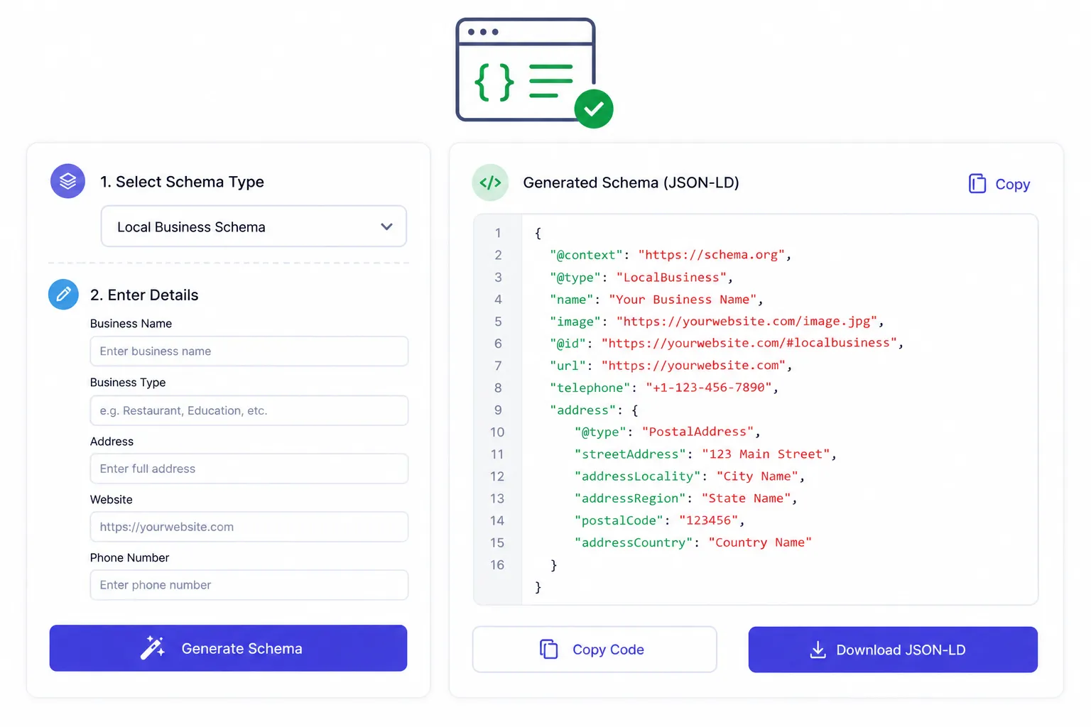 Schema Markup Generator