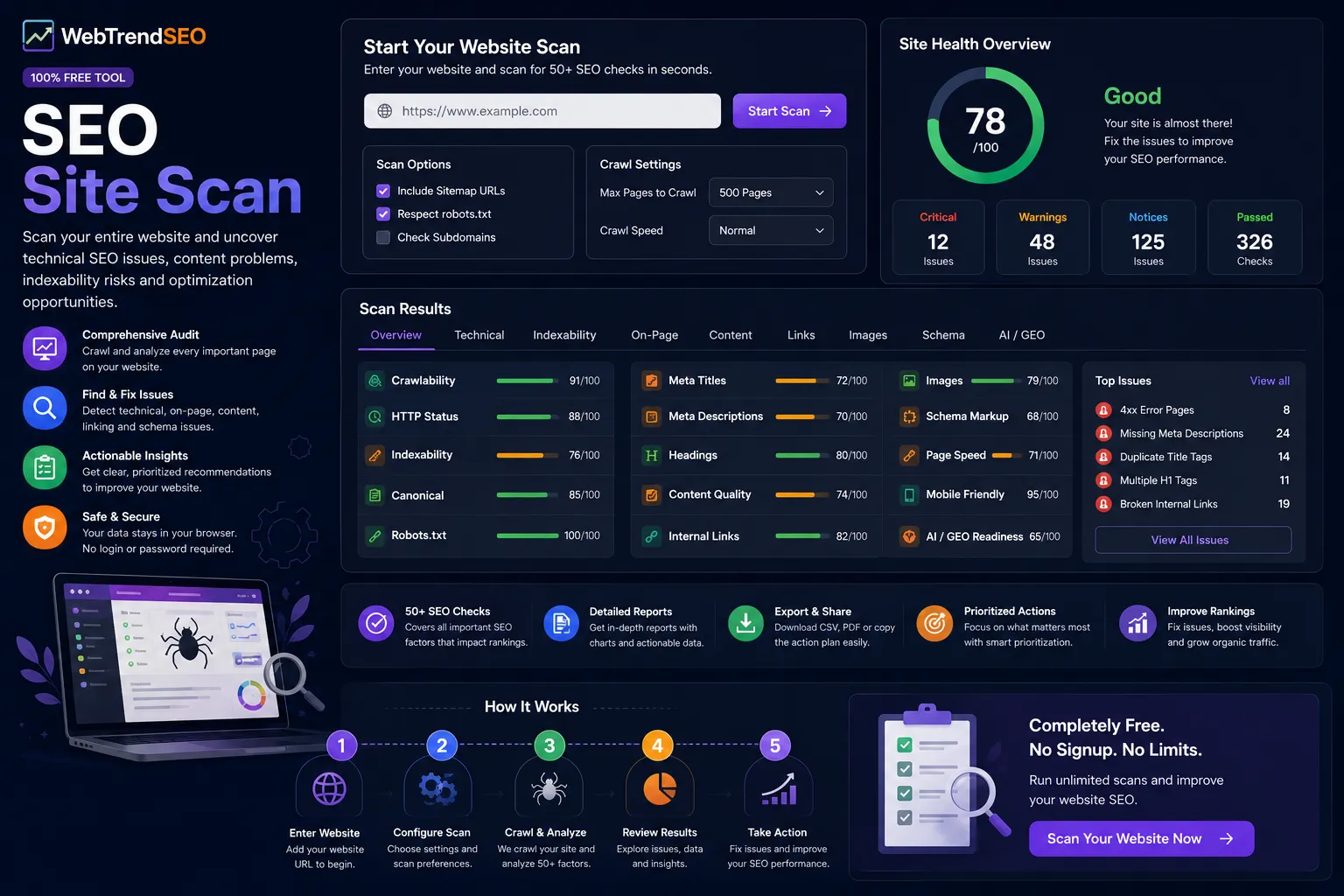 SEO SITE SCAN