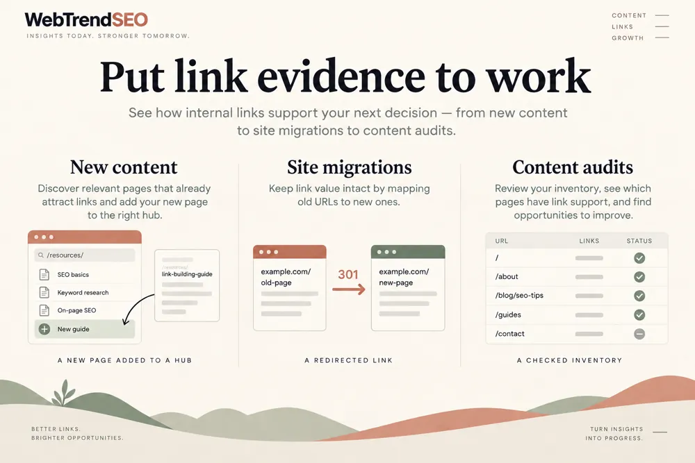 Internal link and orphan page checking use cases for website owners and SEO teams