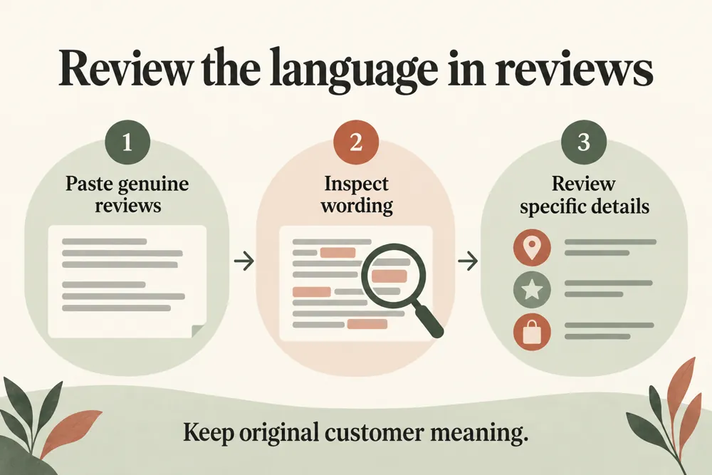 Review readability checking workflow and practical review steps